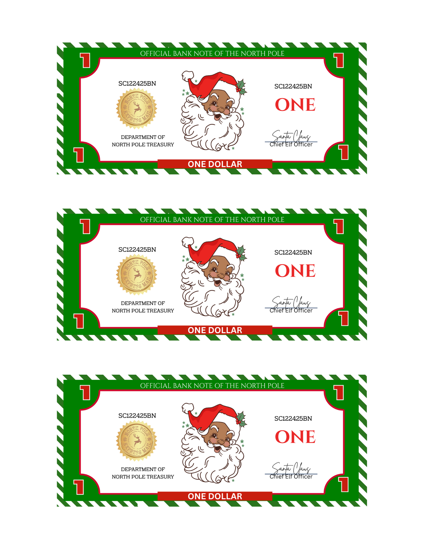 SANTA BUCKS-SB