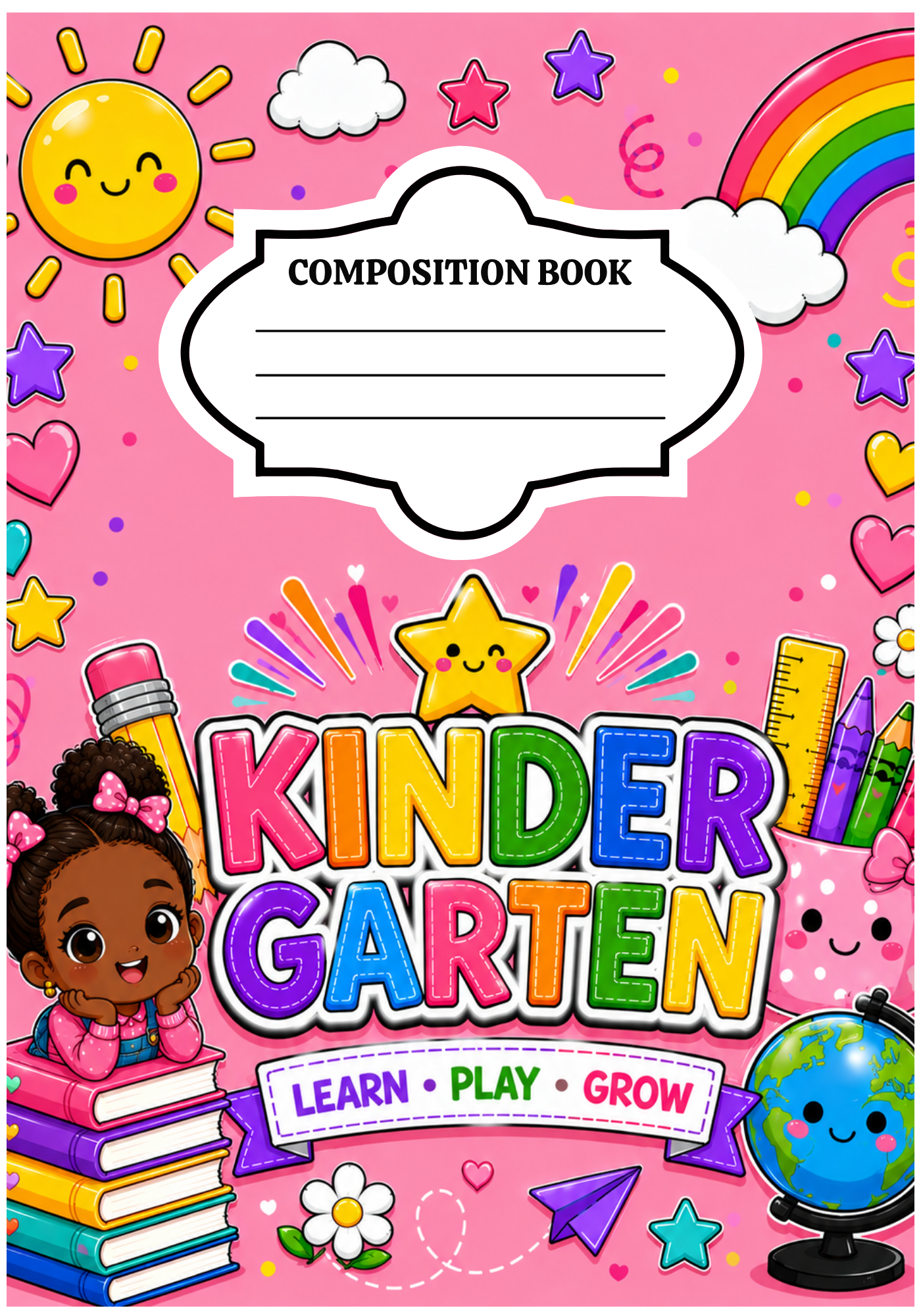 Kindergarten Notebook Cover BG