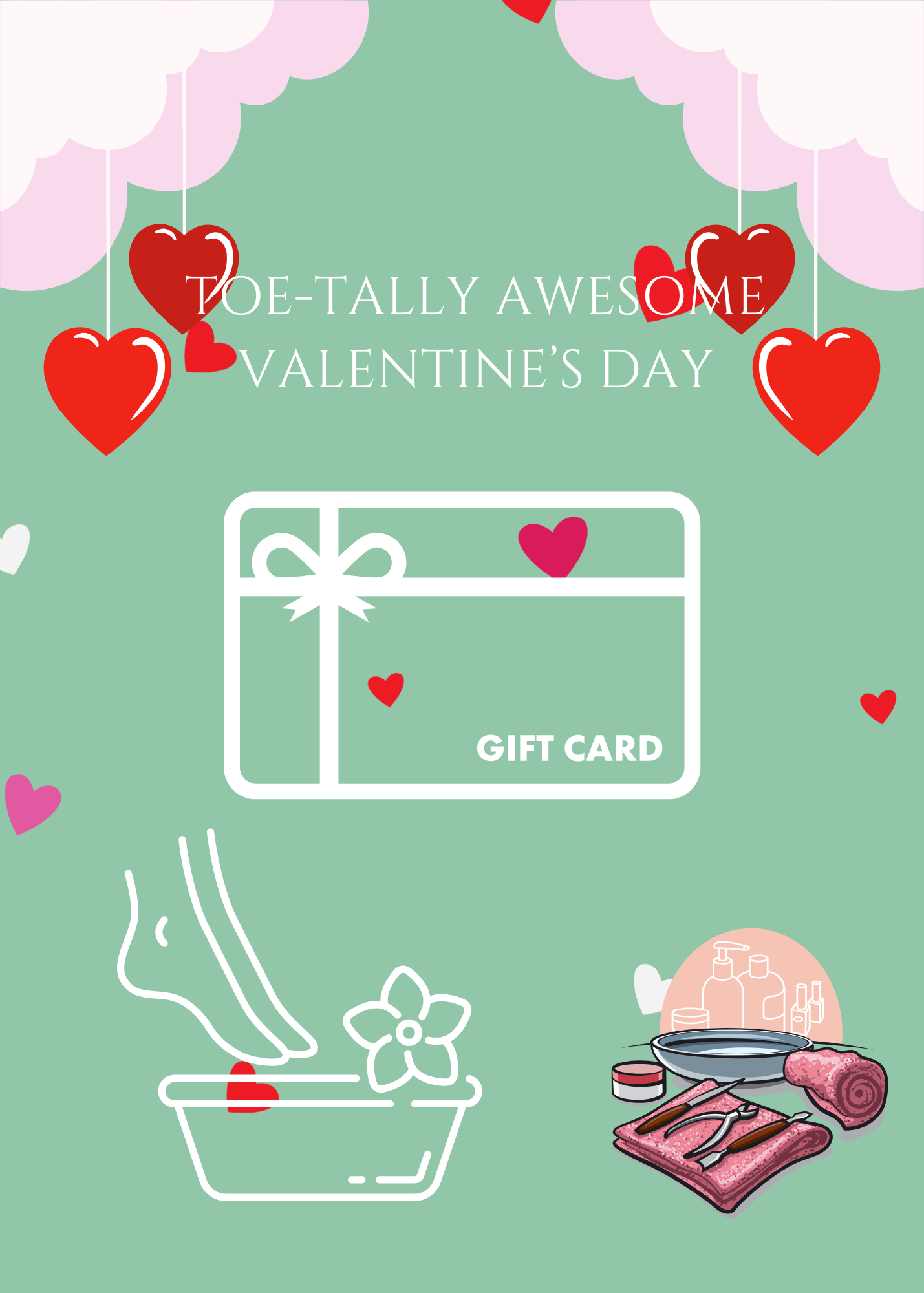 VALENTINE'S CONVERSATION HEART GIFT CARD BOOK digital