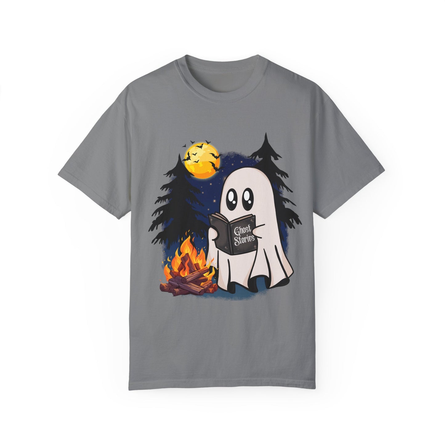 Cozy Ghost Story Unisex T-Shirt - Perfect for Halloween and Campfire Nights