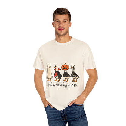Spooky Goose T-Shirt for Halloween, Fun Graphic Tee, Fall Fashion, Unisex Apparel, Holiday Gift Idea