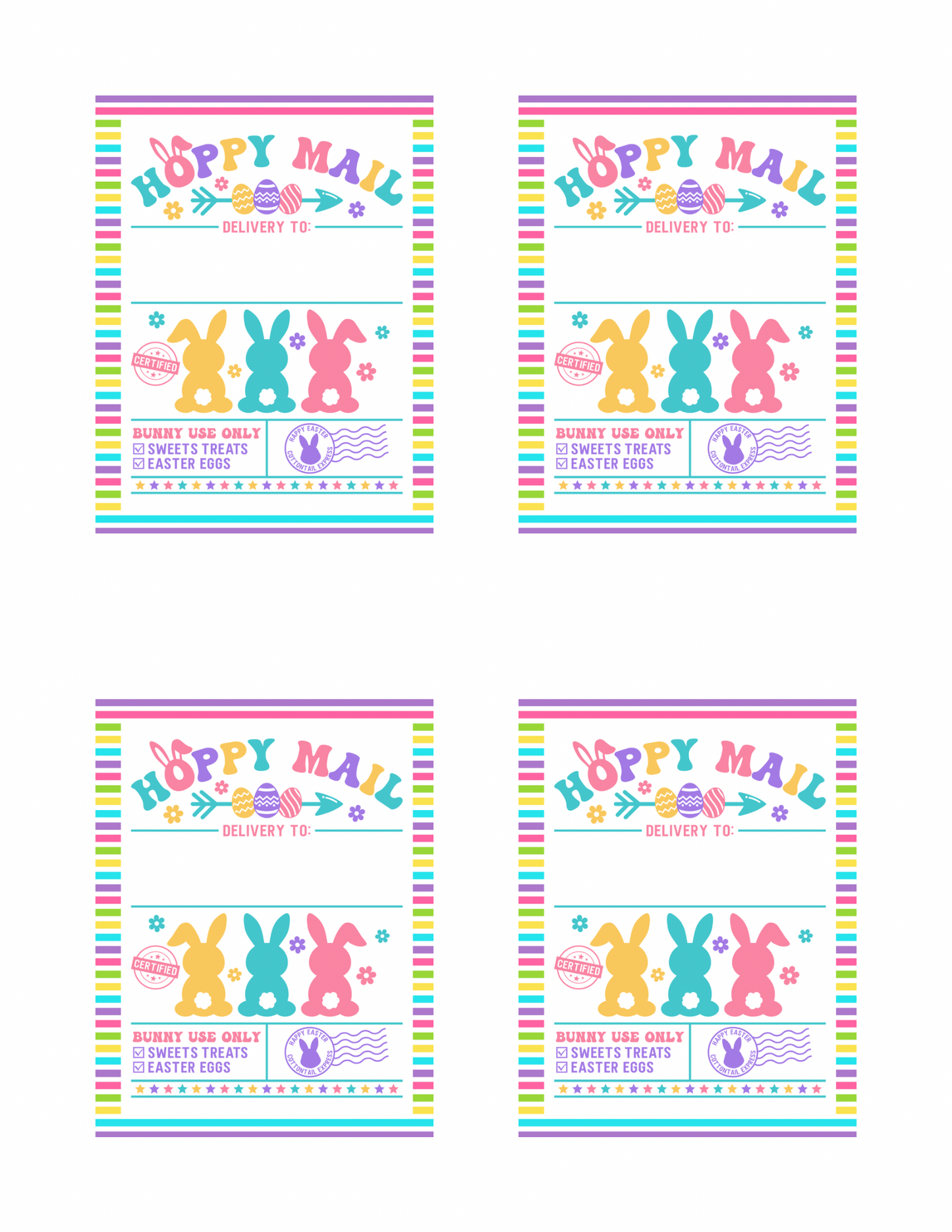 Easter Gift Tag
