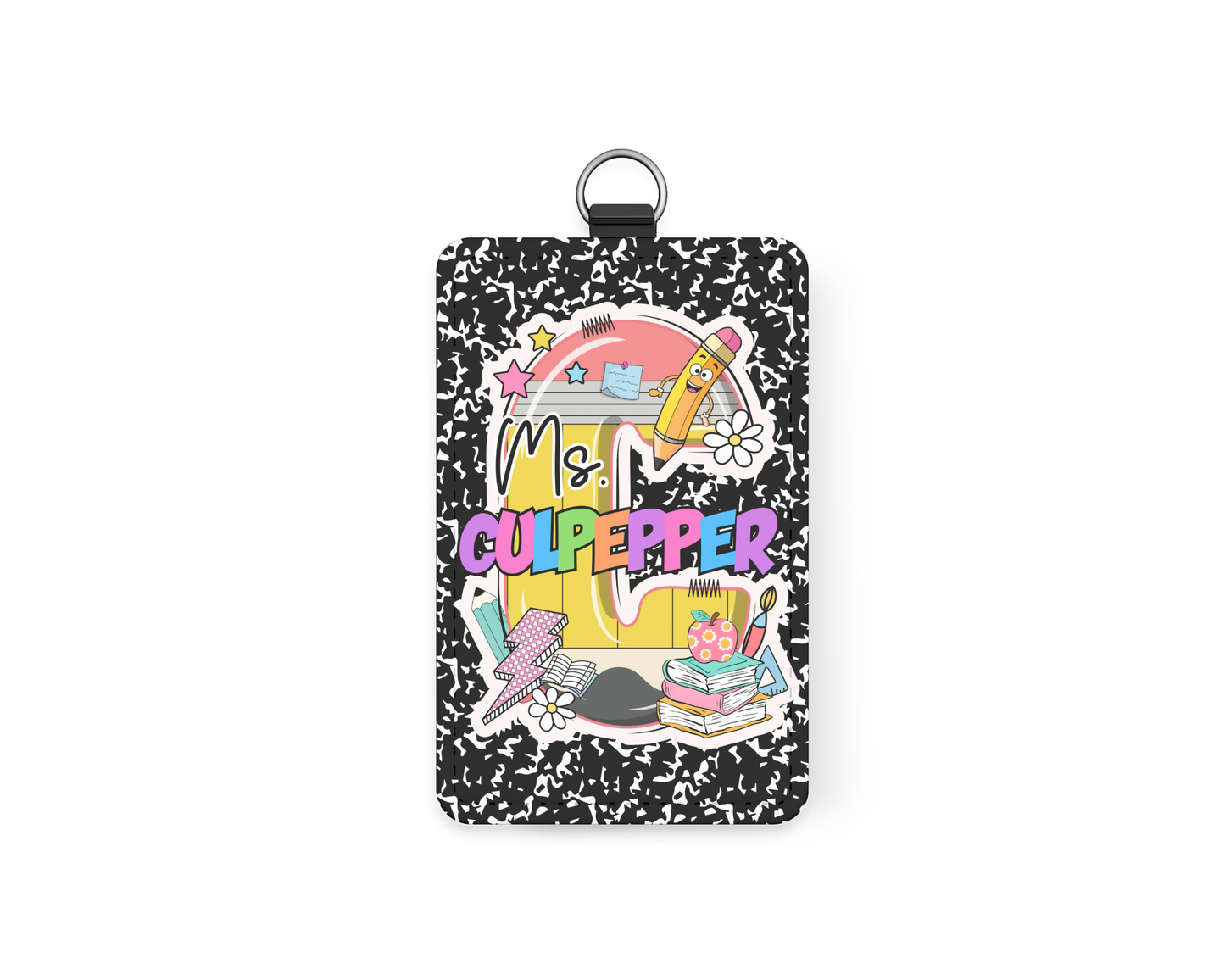 Custom Teacher Badge Holder