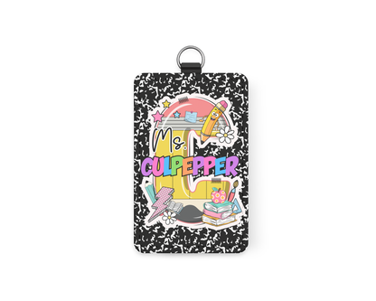 Custom Teacher Badge Holder
