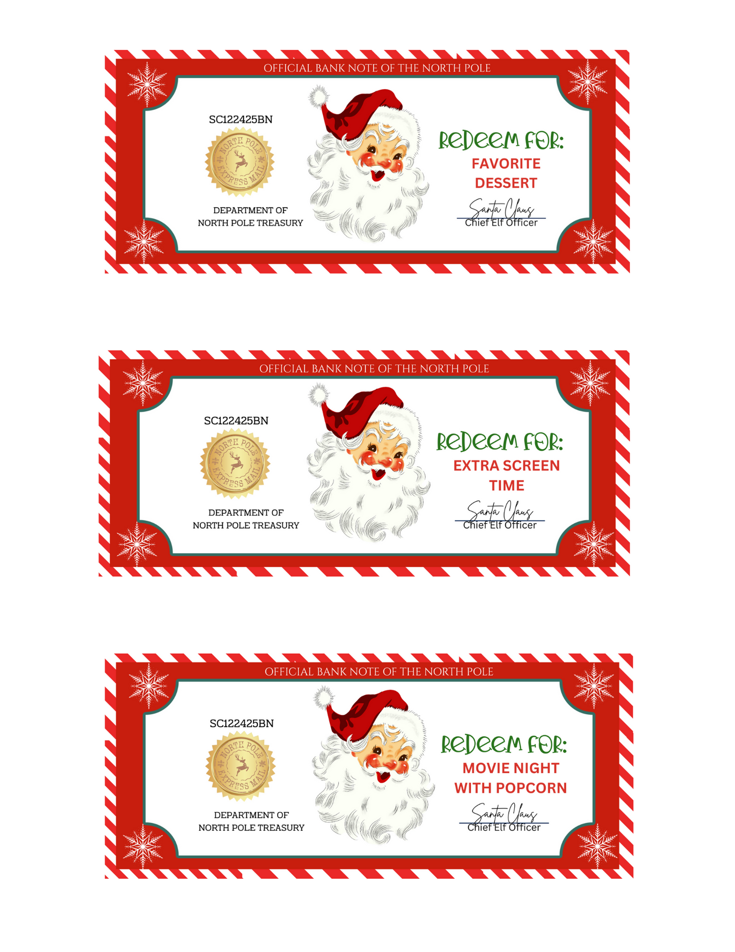 SANTA BUCKS-WS