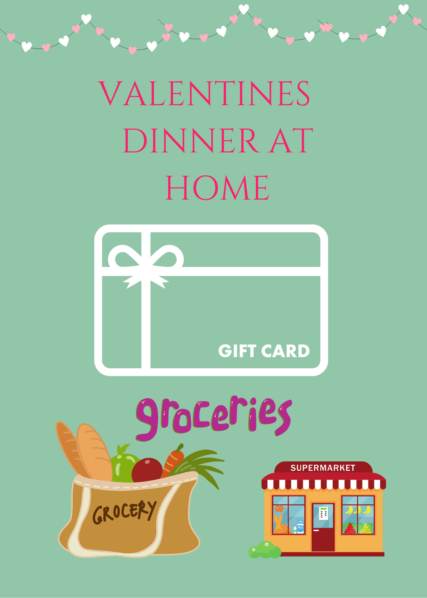VALENTINE'S CONVERSATION HEART GIFT CARD BOOK digital
