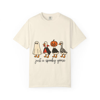 Spooky Goose T-Shirt for Halloween, Fun Graphic Tee, Fall Fashion, Unisex Apparel, Holiday Gift Idea