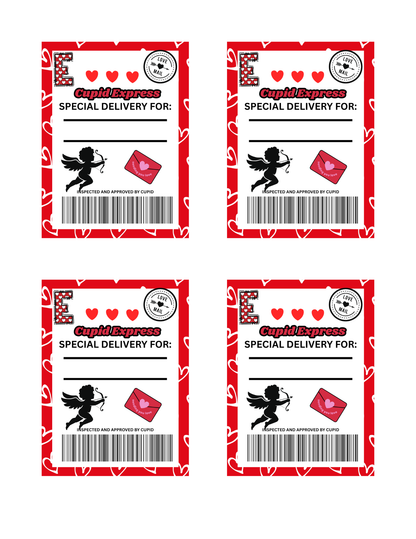VALENTINE GIFT BOX TAG