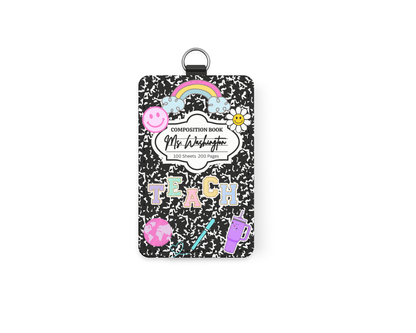 Custom Teacher Badge Holder