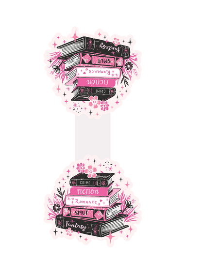 Stack of Books magnetic bookmark