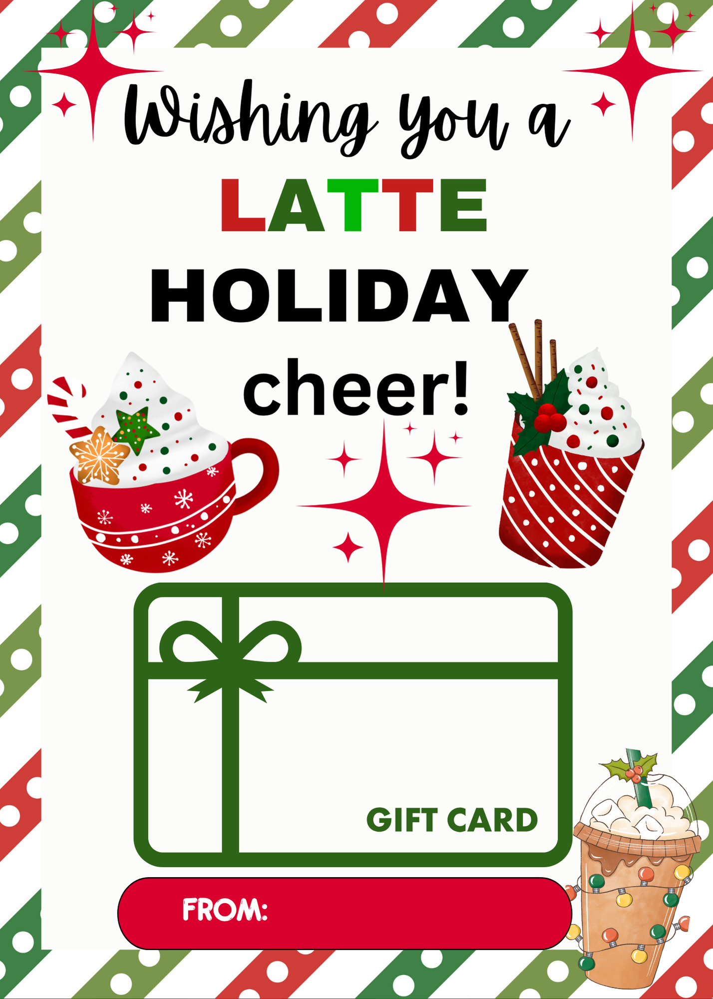 TEACHER CHRISTMAS GIFT CARD HOLDER