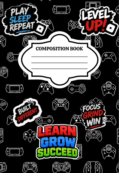 Gamer Notebook Cover