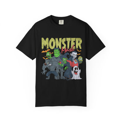 Monster Mash Unisex T-Shirt, Halloween Shirt, Graphic Tee, Spooky Apparel, Fun Costume Alternative, Gift for Monster Lovers