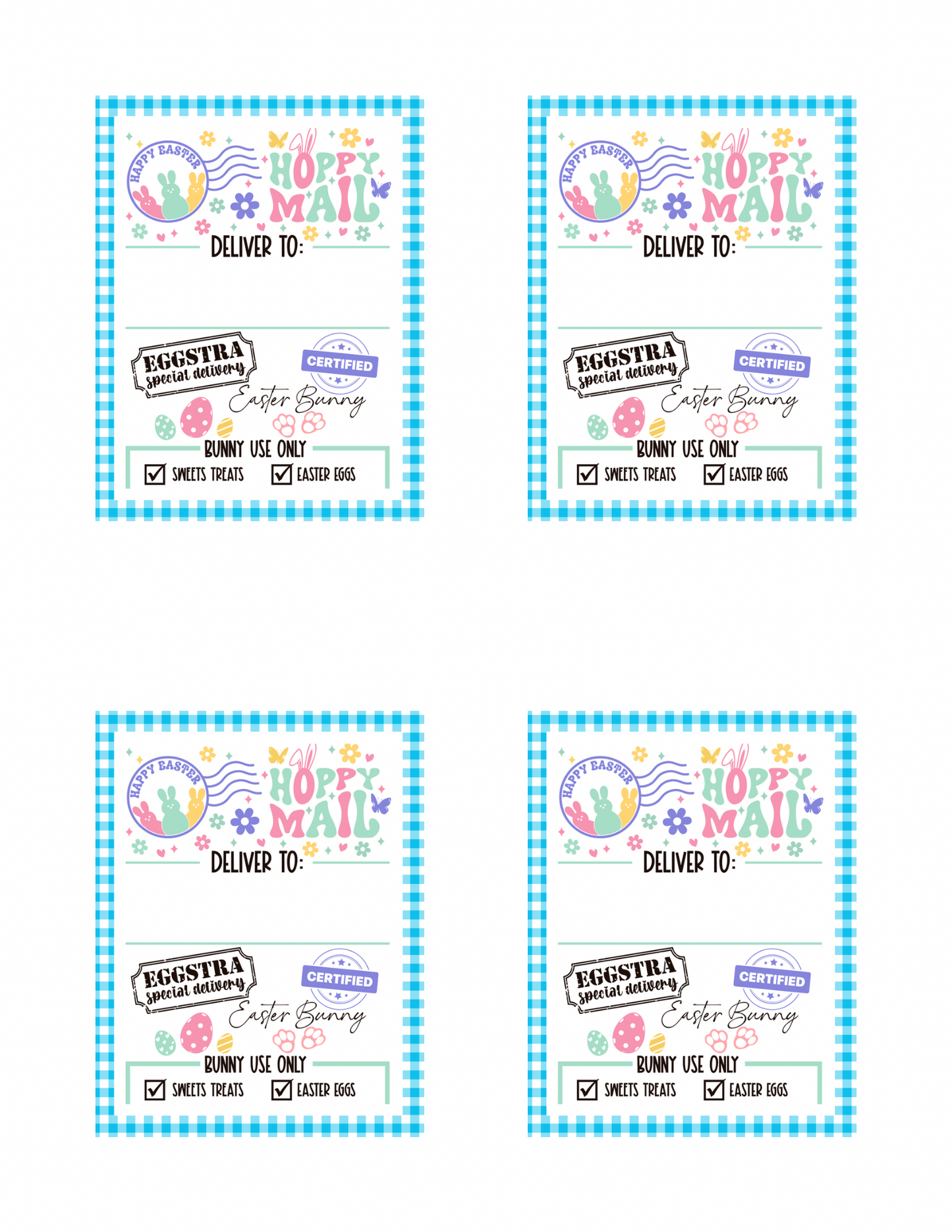 Easter Gift Tag