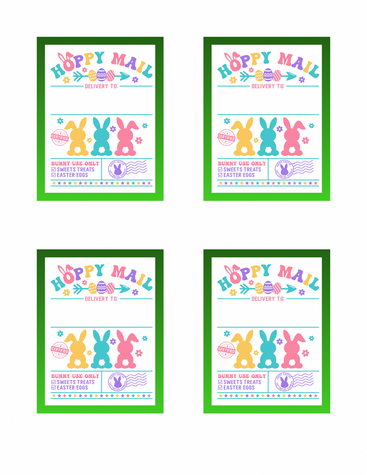 Easter Gift Tag