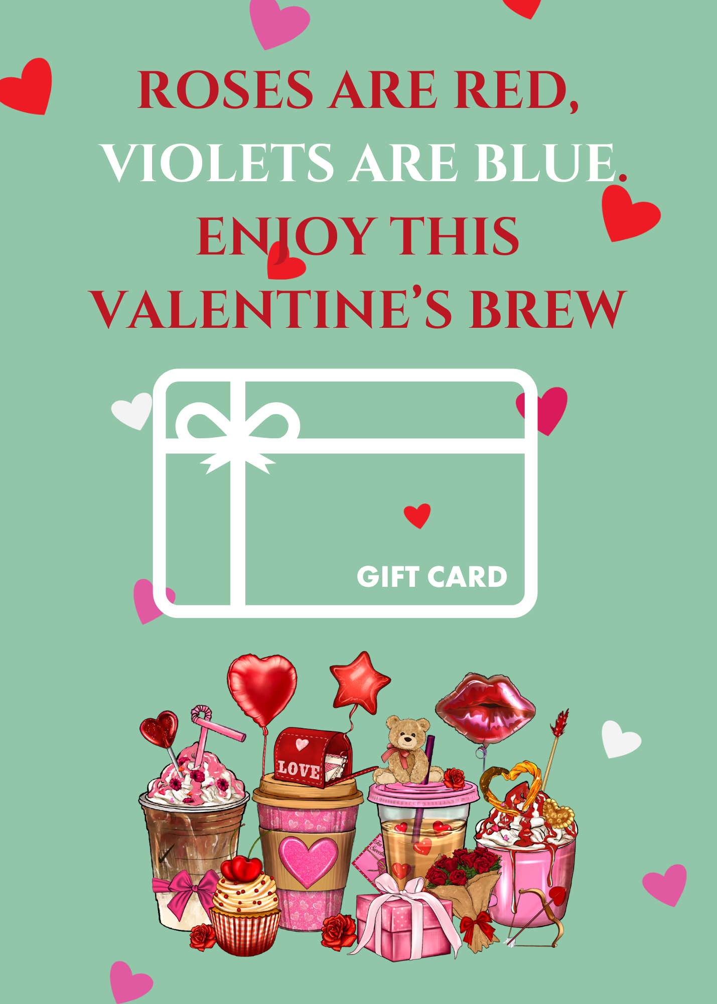 CONVERSATION HEART GIFT CARD BOOK-BUILD A BOOK