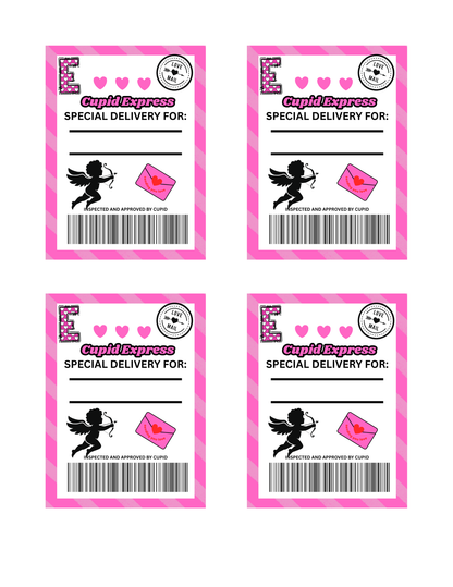 VALENTINE GIFT BOX TAG