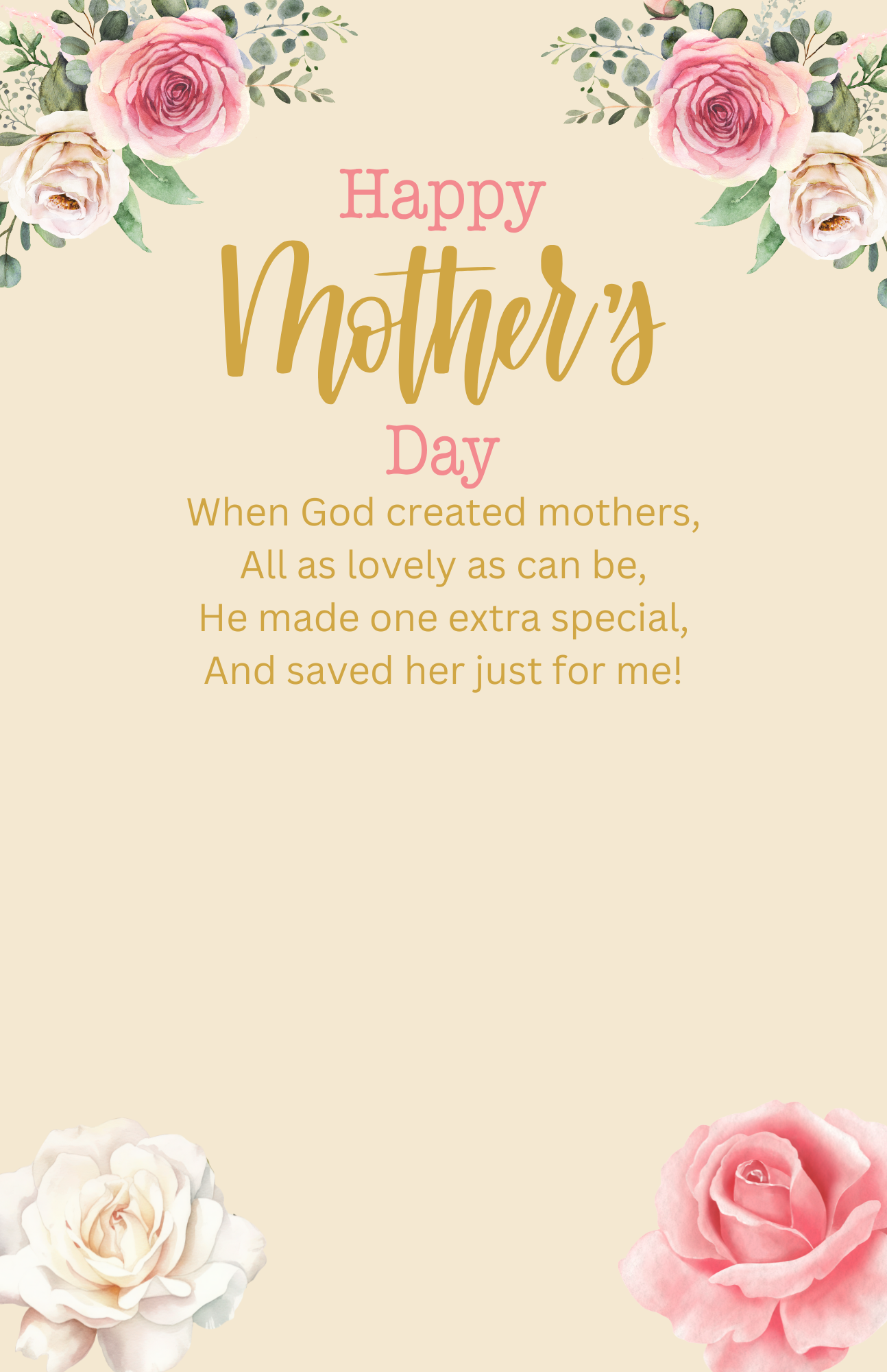 Mother’s Day Giant Gift Card