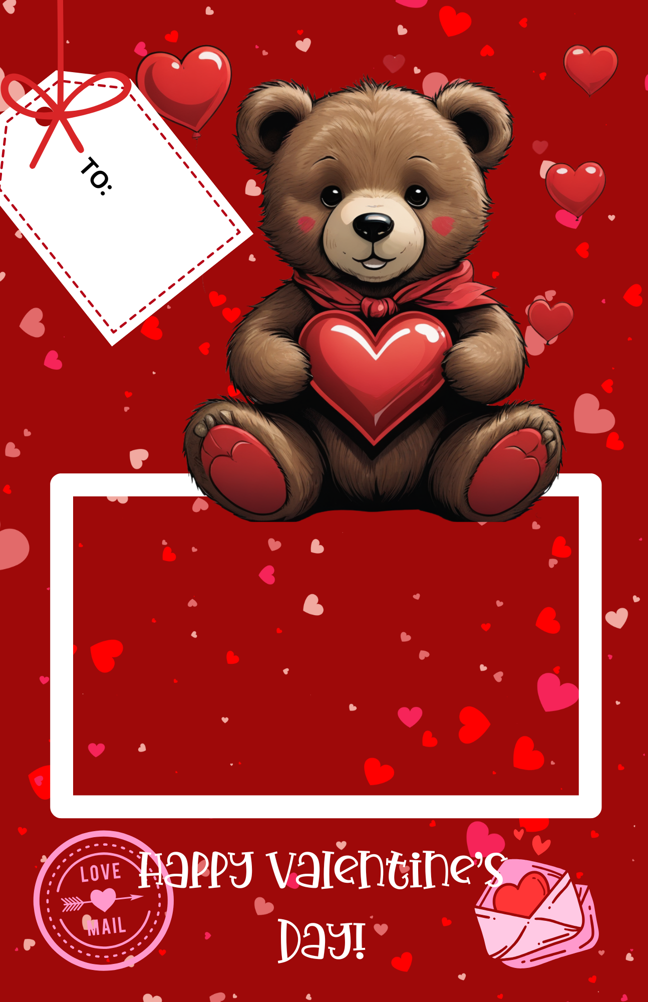 MULTI -SIZE  VALENTINE'S GIFT CARD