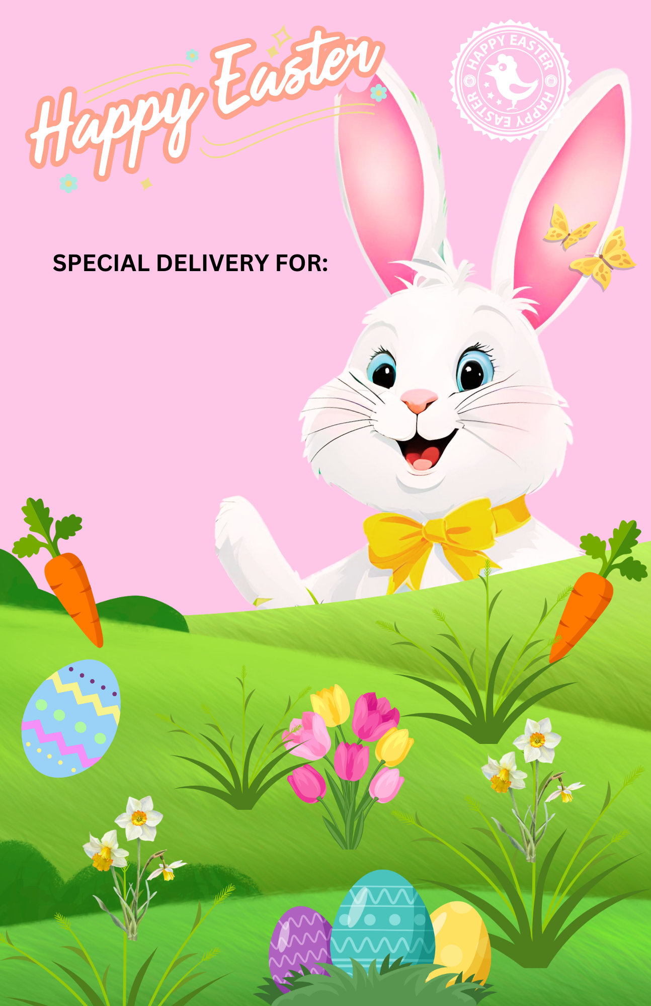 Easter Jumbo Cards Physical