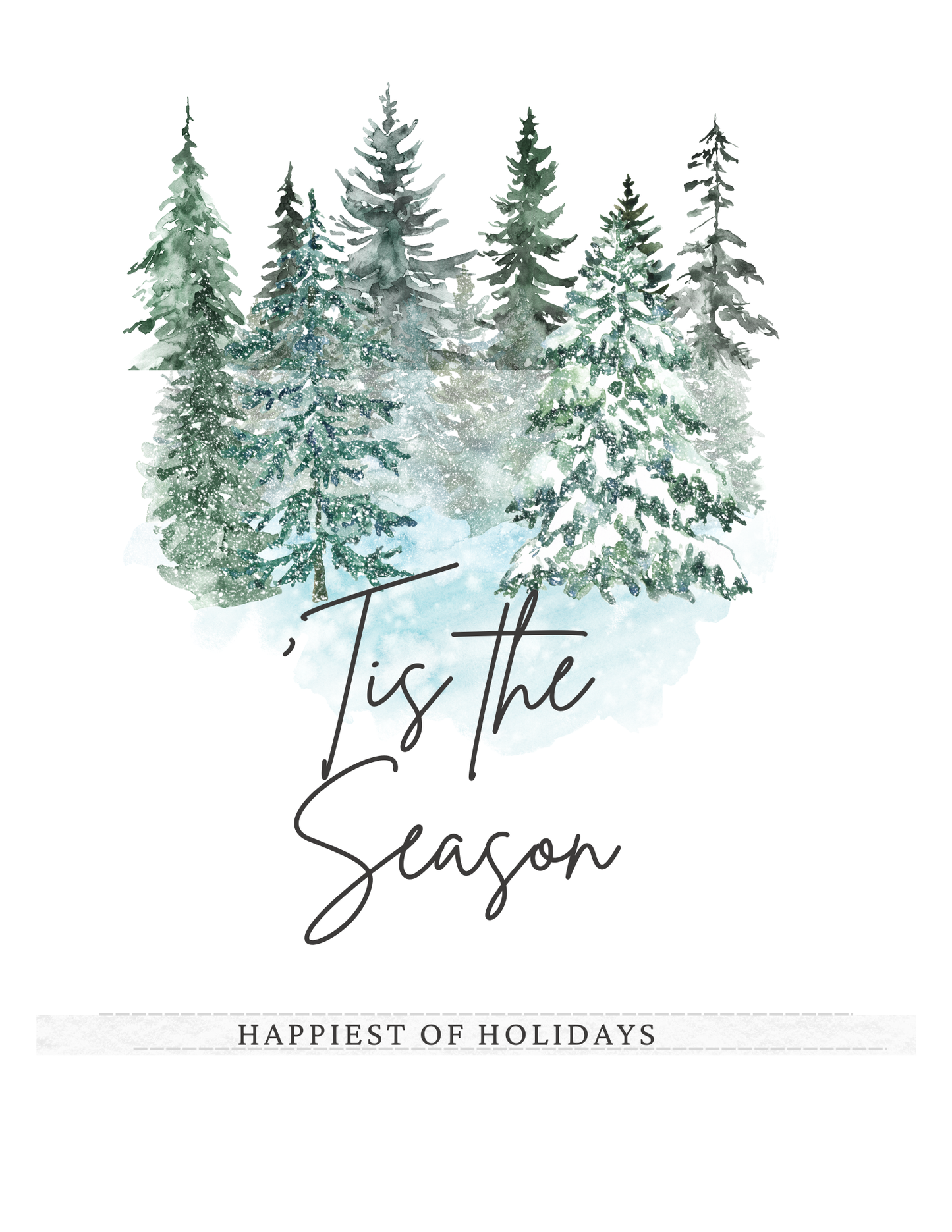 TIS THE SEASON WINE LABEL