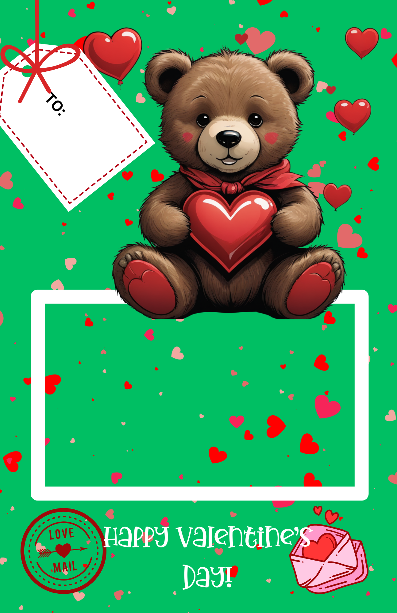 MULTI -SIZE  VALENTINE'S GIFT CARD