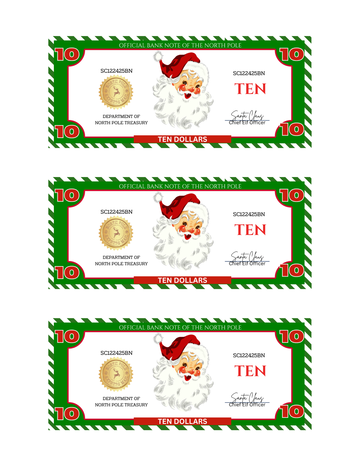 SANTA BUCKS-WS