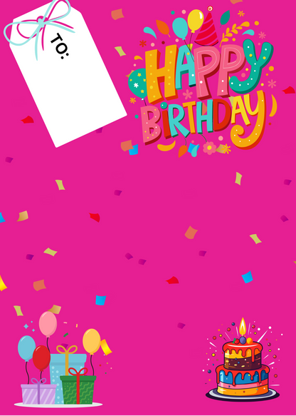 Happy Birthday Candy Gram