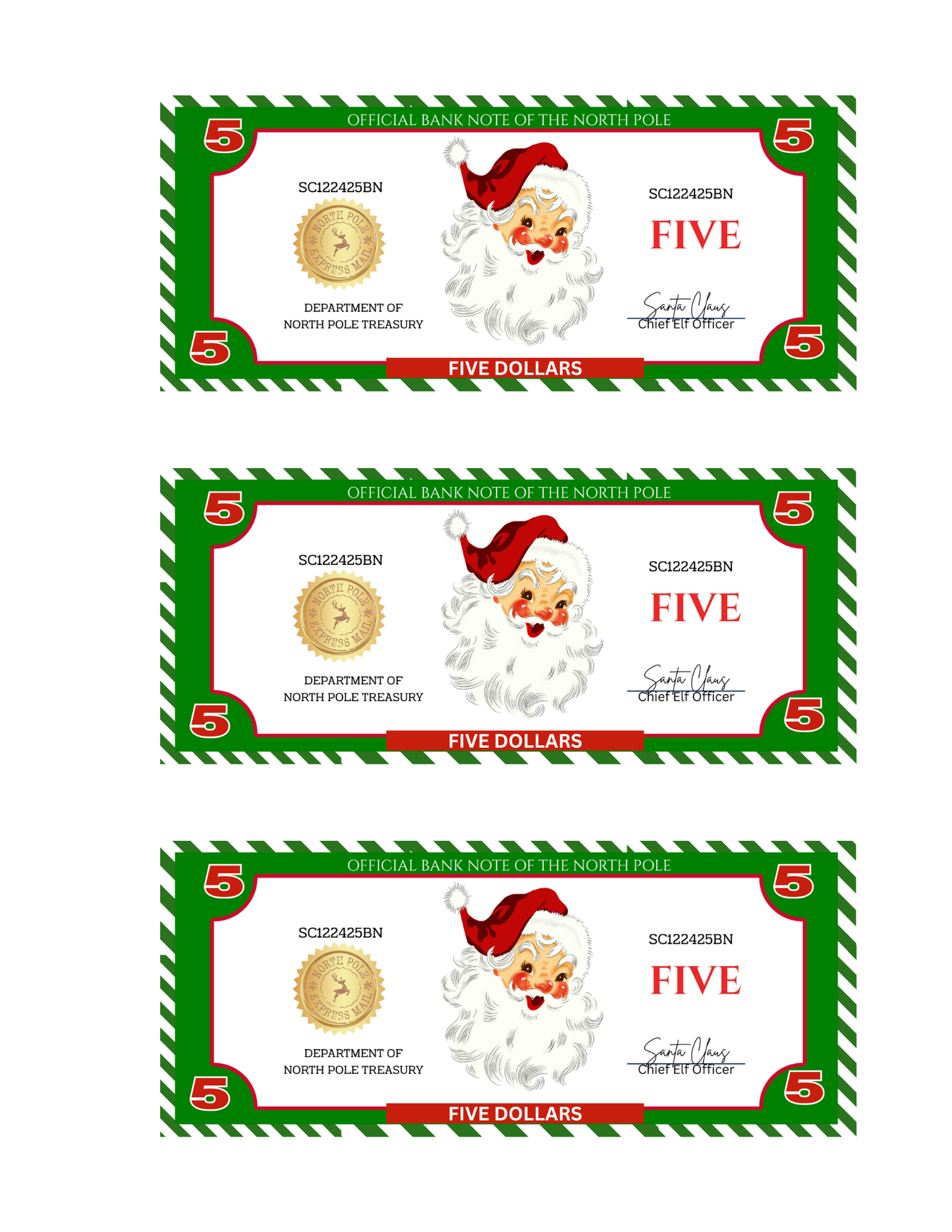SANTA BUCKS-WS