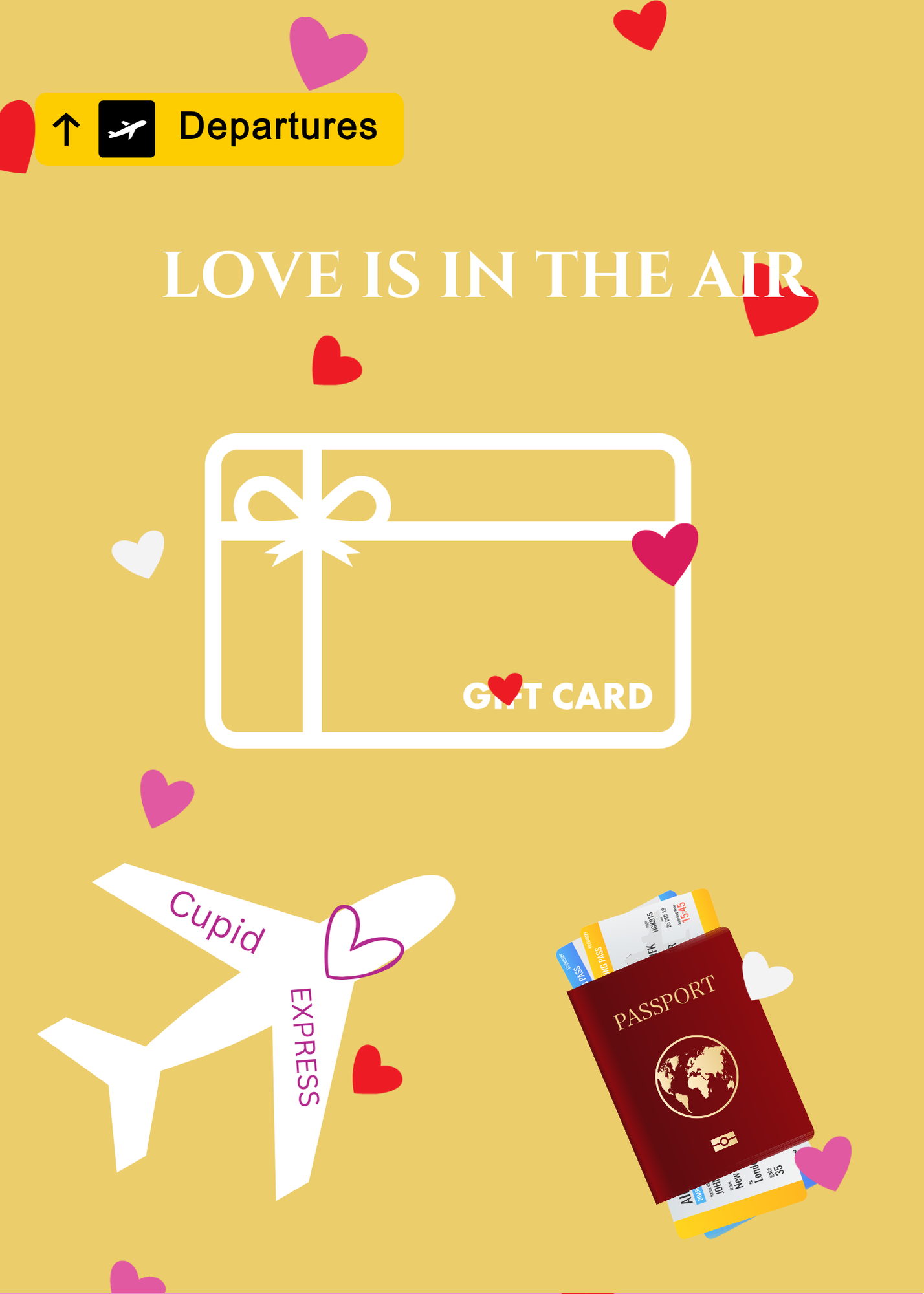 VALENTINE'S CONVERSATION HEART GIFT CARD BOOK digital