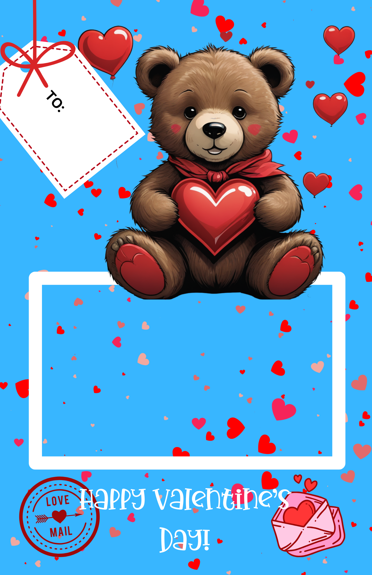 MULTI -SIZE VALENTINE'S GIFT CARD