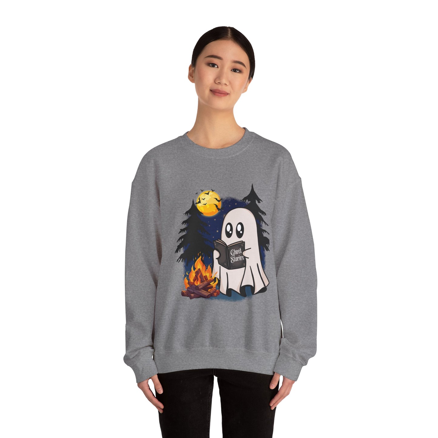 Ghost Stories Unisex Crewneck Sweatshirt - Cozy Halloween Apparel