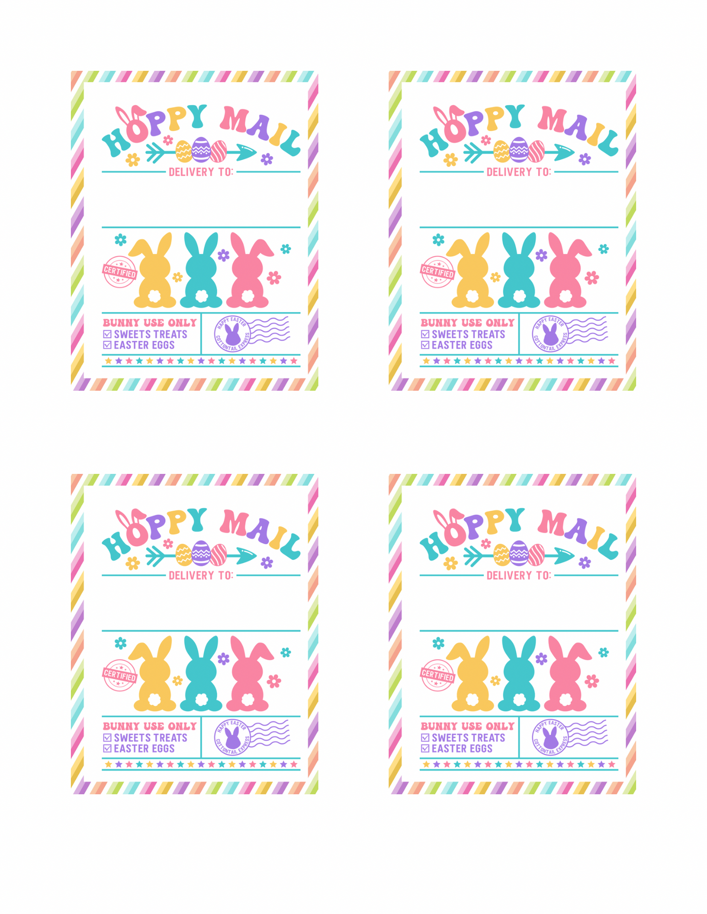 Easter Gift Tag