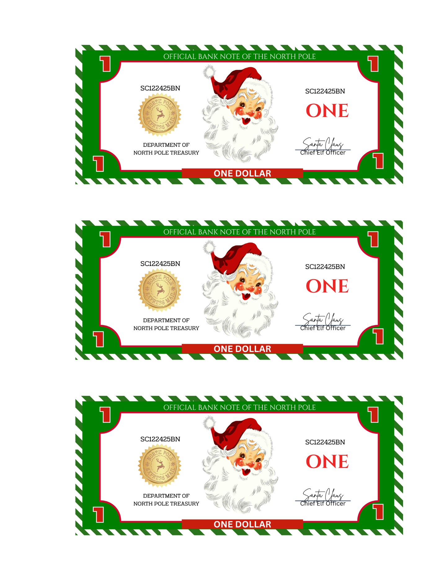 SANTA BUCKS-WS