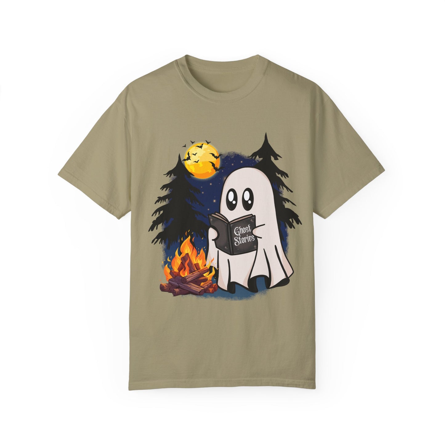 Cozy Ghost Story Unisex T-Shirt - Perfect for Halloween and Campfire Nights