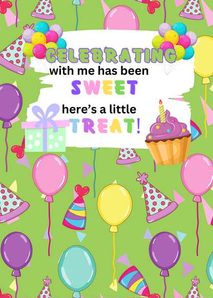 BIRTHDAY GIFT CARD GRAM
