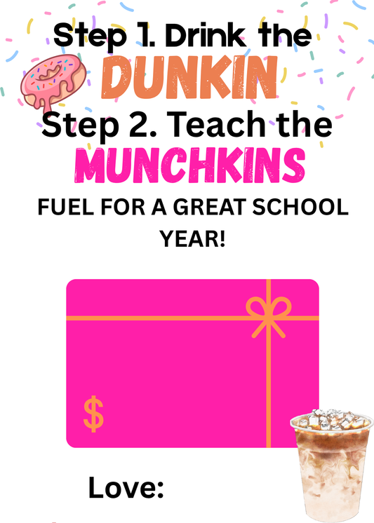 Back To School Teacher Gift Card Pack