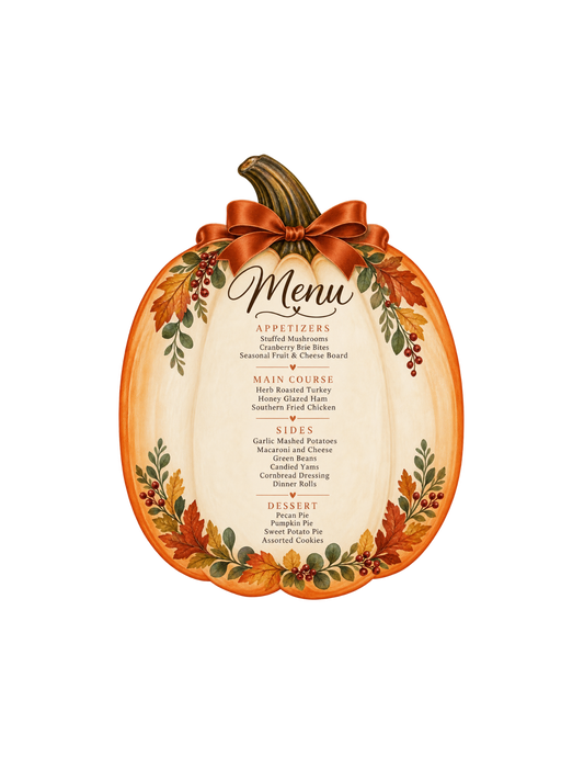 Thanksgiving Menu