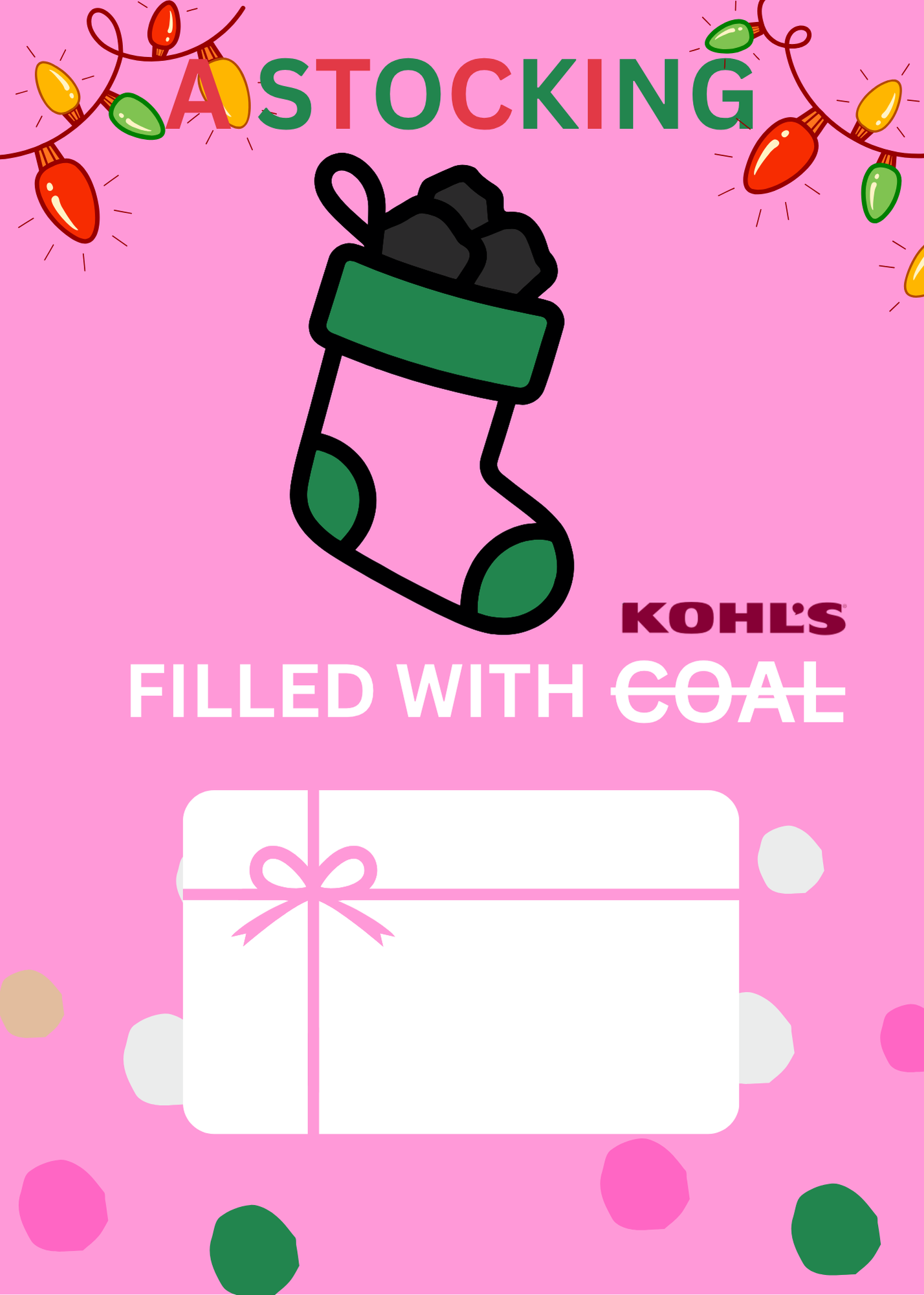 Christmas Build a gift card book-pink gingerbread