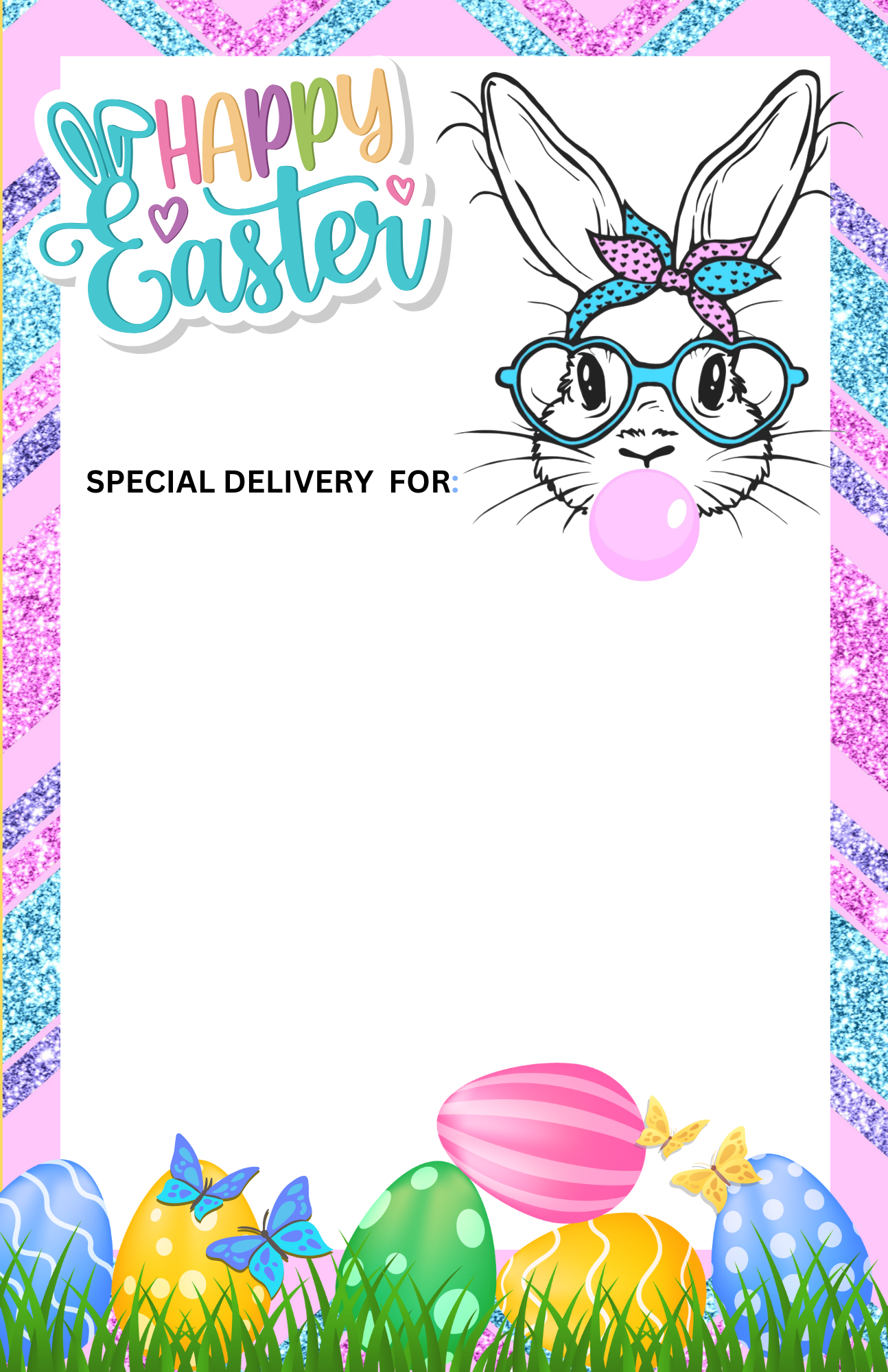 EASTER JUMBO GIFT CARD