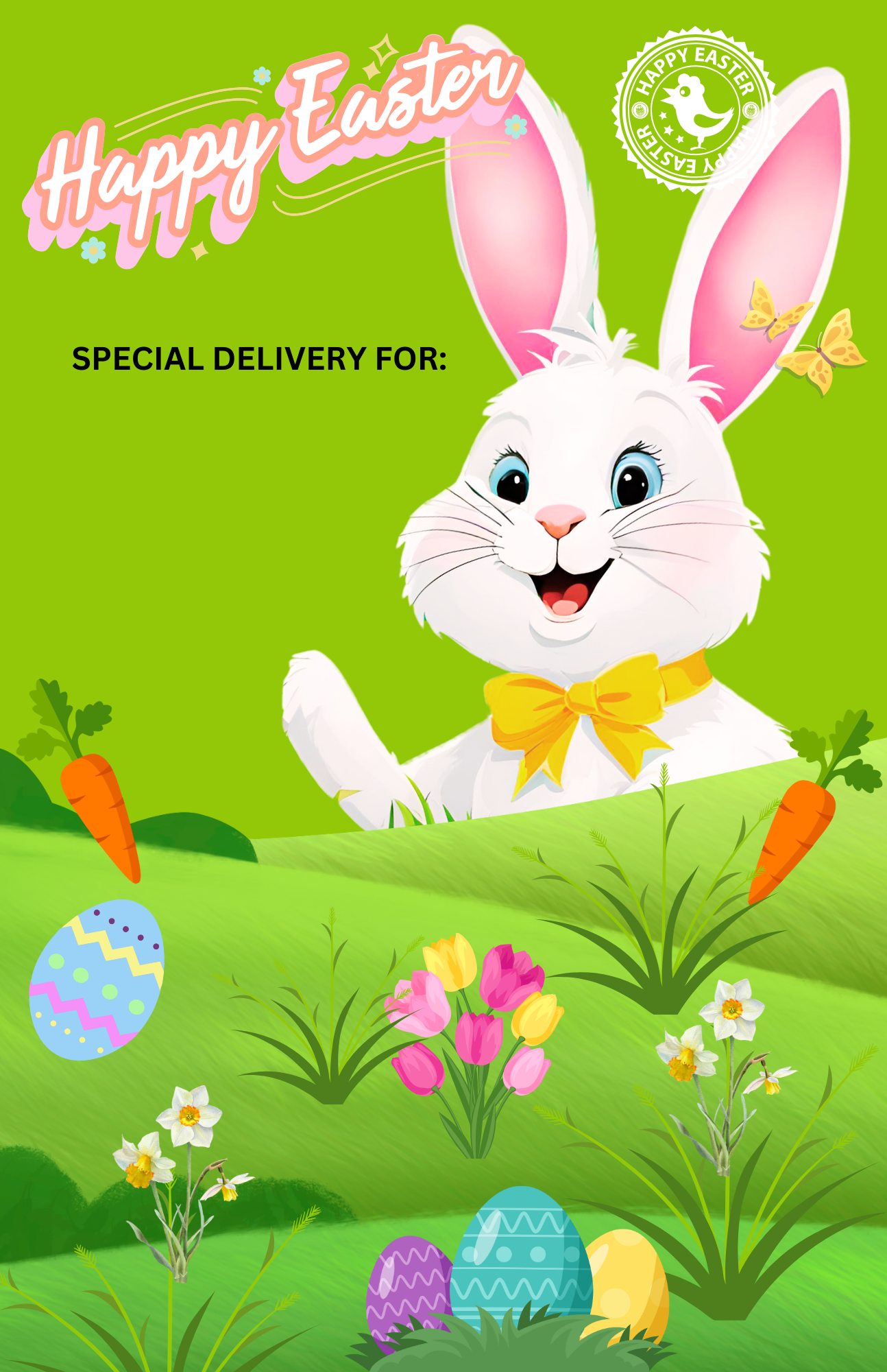 Easter Jumbo Cards Physical