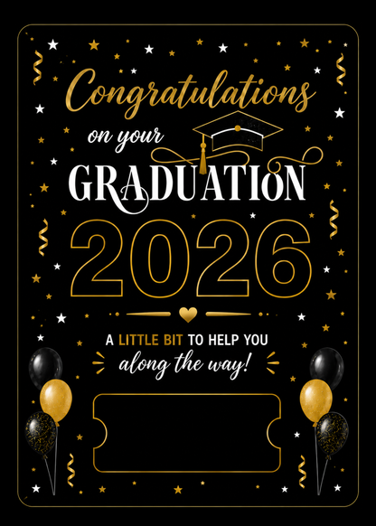 2026 graduation money holder