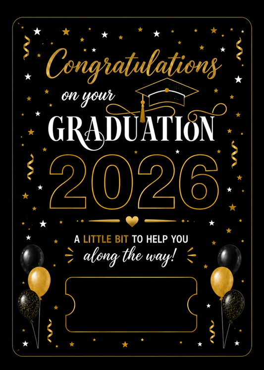 2026 graduation money holder