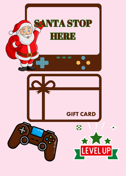 Christmas Build a gift card book-pink gingerbread