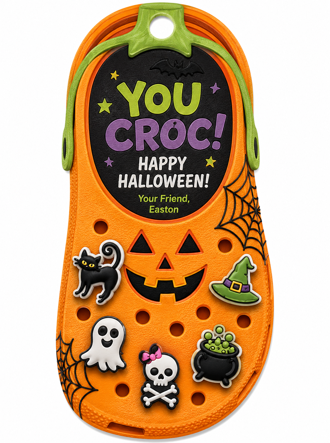 Croc Halloween Gift Tag