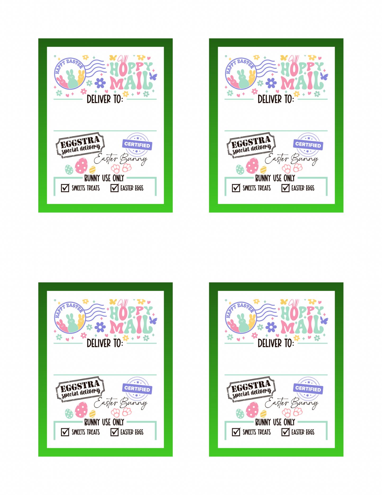 Easter Gift Tag