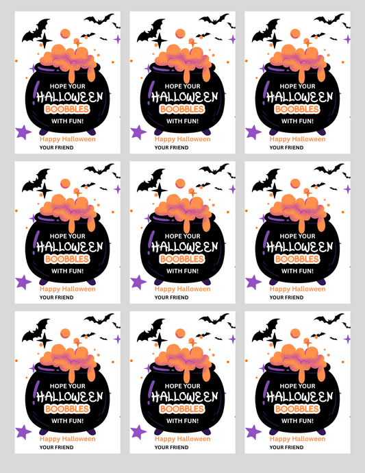 Halloween Bubble Gift Tag