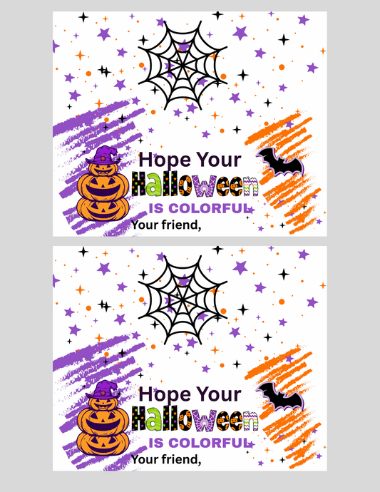 Halloween Crayon Topper
