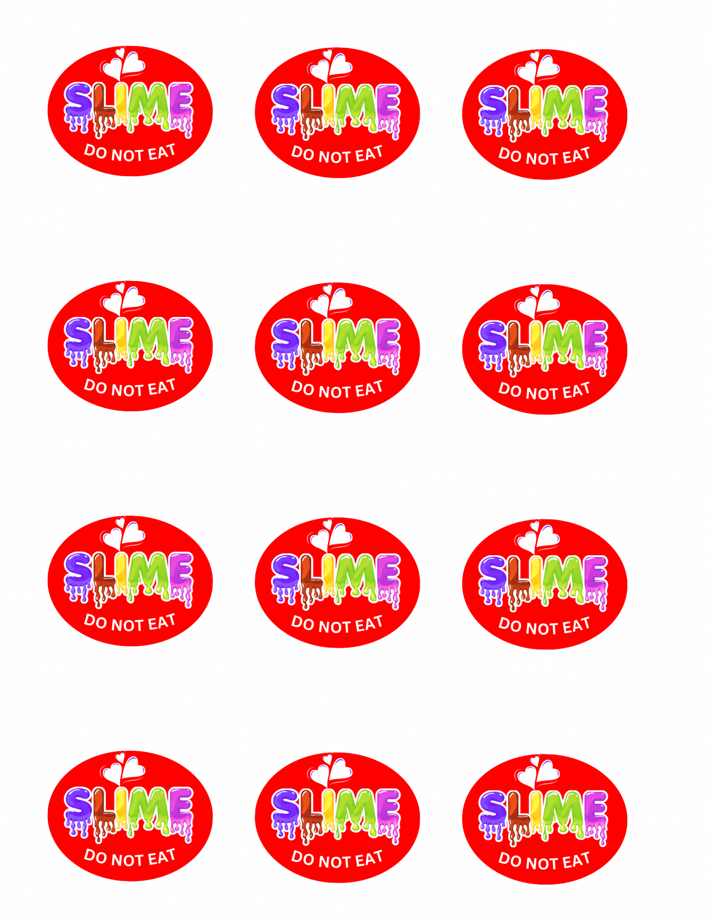 Slime Labels
