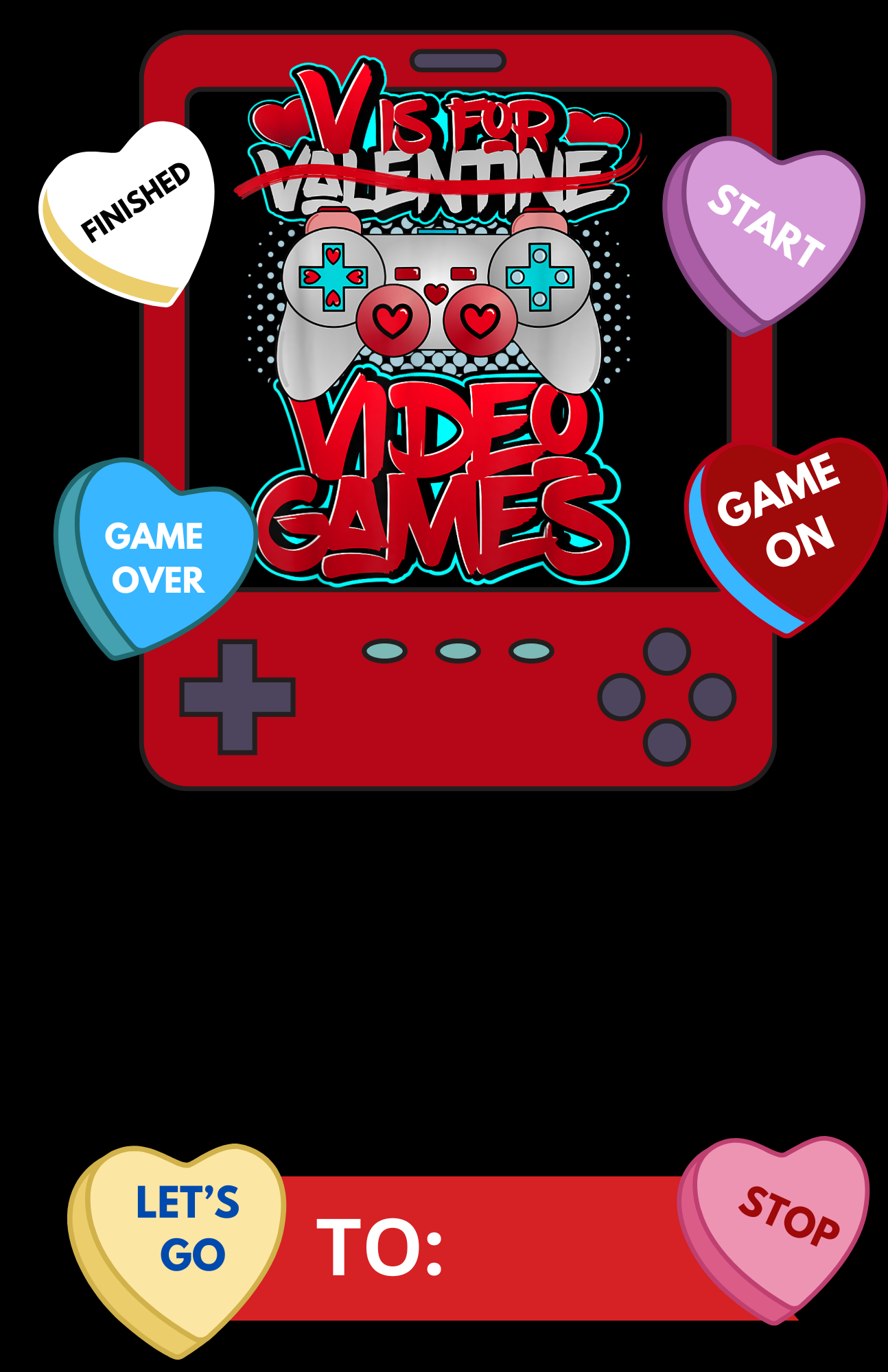 Sports/game valentines jumbo gift card